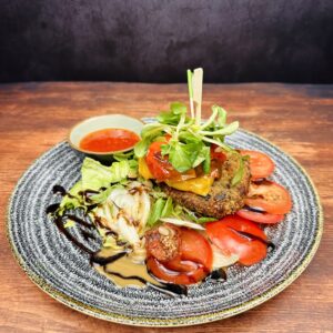 VEGANER BROTLOSER BURGER